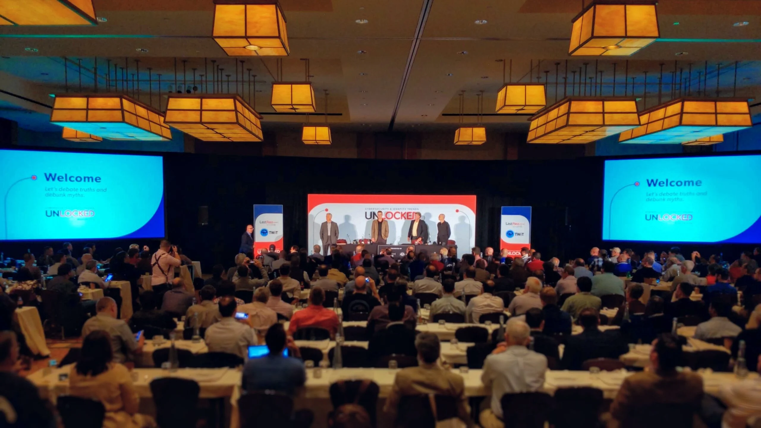 LastPass Cybersecurity & Identity Trends Unlocked event. A panel discussion hosted by Leo Laporte, featuring LogMeIn Chief Information Security Officer (CISO), Gerald Beuchelt, Gibson Research Corporation CEO, Steve Gibson, and security researcher, William “Ches” Cheswick